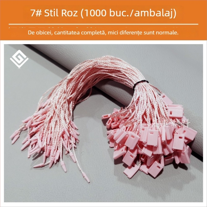 Șnur pentru etichete, Hengchang, fir poliester, cataramă plastic, pentru pantofi, pălării, genți, îmbrăcăminte, accesorii, textile de casă, jucării