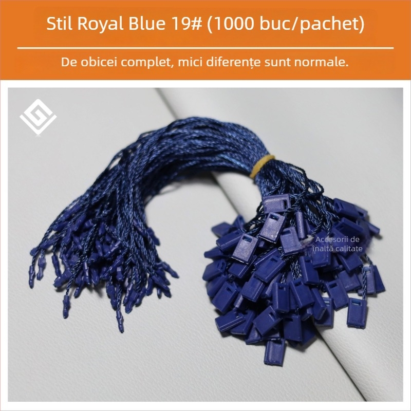 Șnur pentru etichete, Hengchang, fir poliester, cataramă plastic, pentru pantofi, pălării, genți, îmbrăcăminte, accesorii, textile de casă, jucării