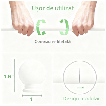 Bară de cortină romană în stil european, cu suport și șuruburi, rășină, Yijiale, lux discret, personalizabilă, marcă privată autorizată