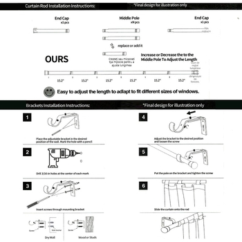 Bară pentru perdele cu aliaj de aluminiu îngroșat, design roman, stil modern minimalist, șină pentru perdele