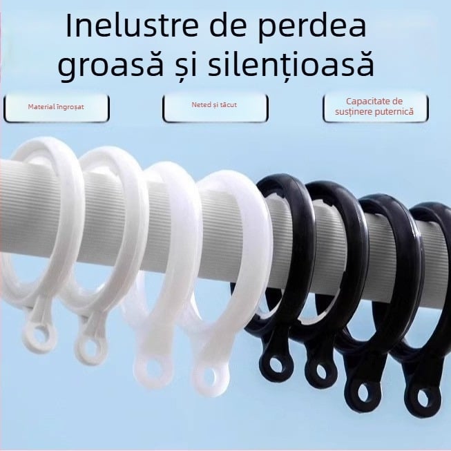 Inele pentru perdea de agățare – Material nano vertical, Brand Neck Strength, Stil modern simplu