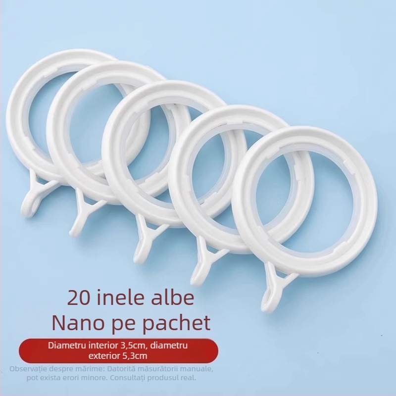 Inele pentru perdea de agățare – Material nano vertical, Brand Neck Strength, Stil modern simplu