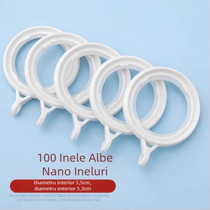 Inele pentru perdea de agățare – Material nano vertical, Brand Neck Strength, Stil modern simplu