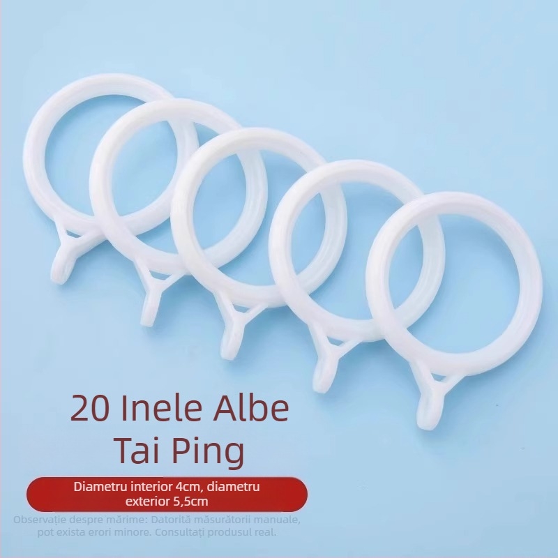 Inele pentru perdea de agățare – Material nano vertical, Brand Neck Strength, Stil modern simplu