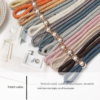 Echipament pentru șnurul perdelei – material textil, stil modern și simplu, fără personalizare