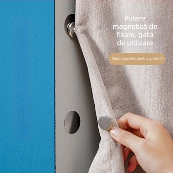 Suport magnetic pentru perdea, stil japonez, din fier și magnet, design modern minimalist, nepersonalizabil