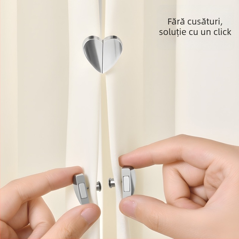 Suport magnetic pentru perdea, stil japonez, din fier și magnet, design modern minimalist, nepersonalizabil