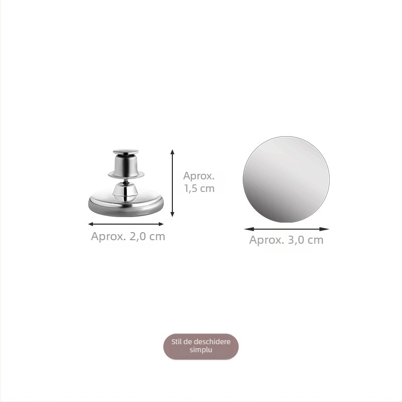 Suport magnetic pentru perdea, stil japonez, din fier și magnet, design modern minimalist, nepersonalizabil