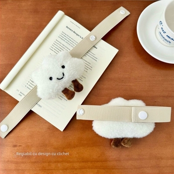 Legături pentru perdea – design modern minimalist, motive cu nori și animale, material fibră chimică, fără personalizare