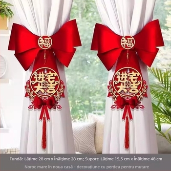 Prinderi pentru perdea și pandantive pentru casa nouă – stil Chinez Nou – brand Friendly – material Alt