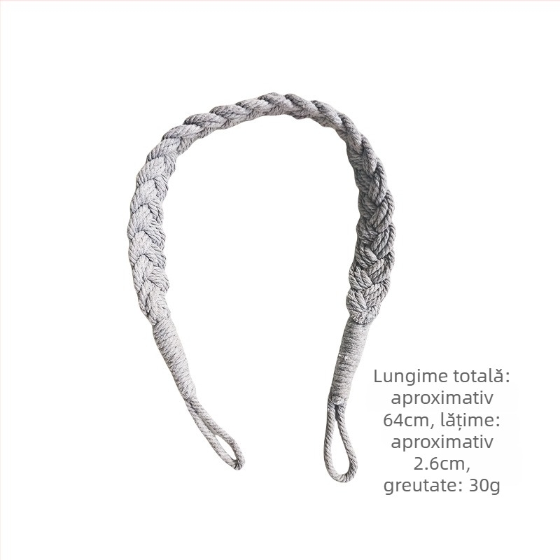 Legături reglabil pentru perdele din țesătură gauze, sfoară de bumbac, stil Nordic, brand Nine elephants