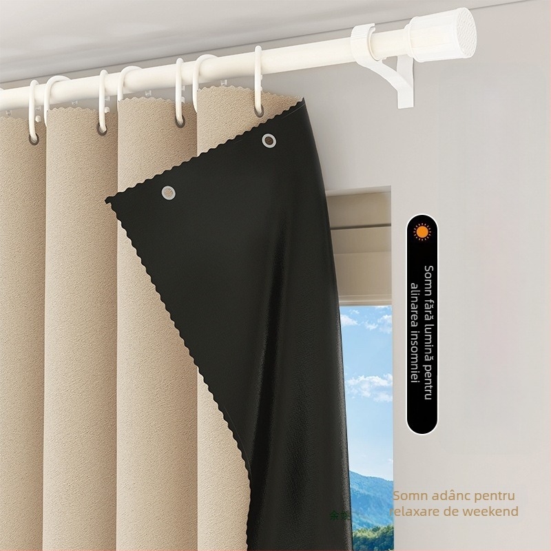 Perdea blackout pentru living, Silk Flower material, stil universal