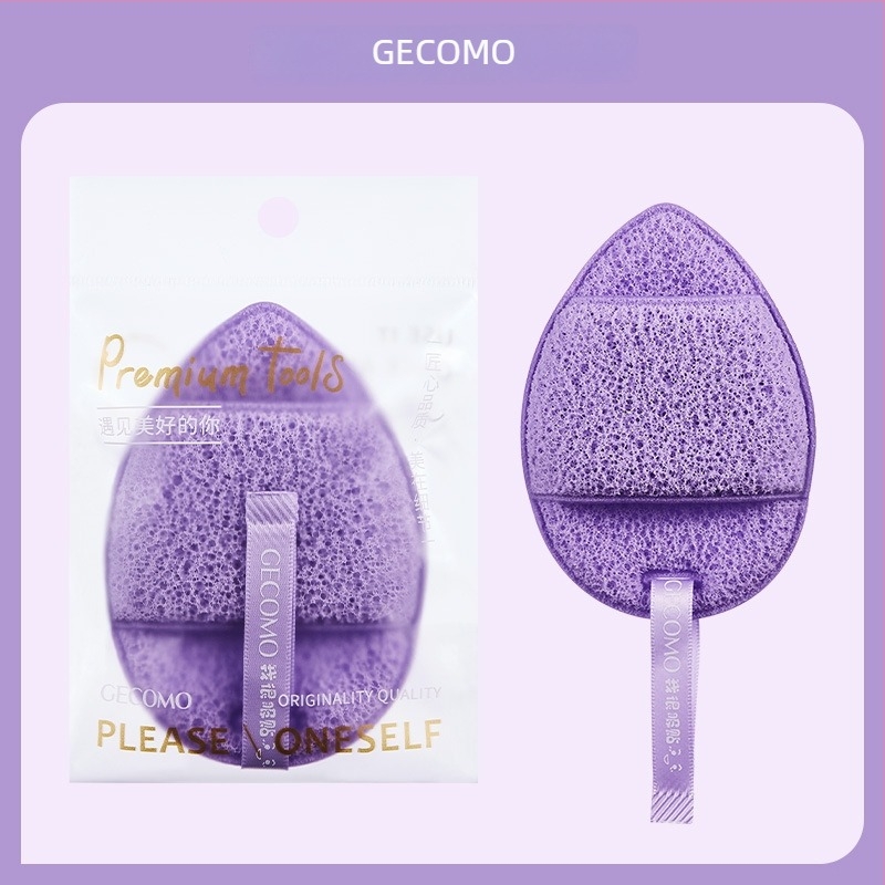 Gecomo burete de curățare facial cu șnur — moale, prietenos cu pielea, face spumă rapid, curățare profundă; 600 buc./ambalaj; Material: Alt; Import: Nu