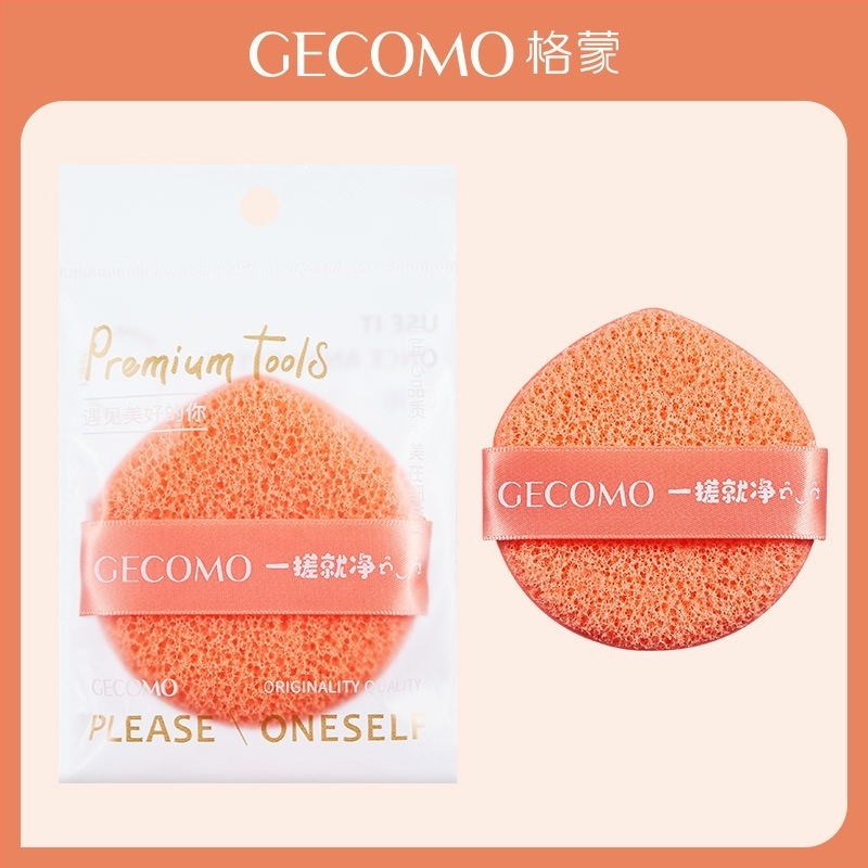 Gecomo burete de curățare facial cu șnur — moale, prietenos cu pielea, face spumă rapid, curățare profundă; 600 buc./ambalaj; Material: Alt; Import: Nu