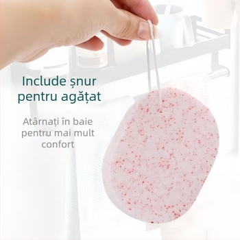 Burete pentru curățarea feței, îngroșat și foarte absorbant, pentru curățare profundă a feței