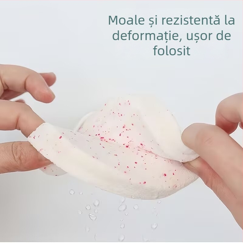Burete pentru curățarea feței, îngroșat și foarte absorbant, pentru curățare profundă a feței