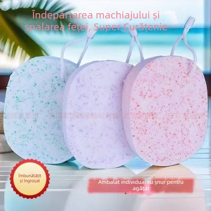 Burete pentru curățarea feței, îngroșat și foarte absorbant, pentru curățare profundă a feței