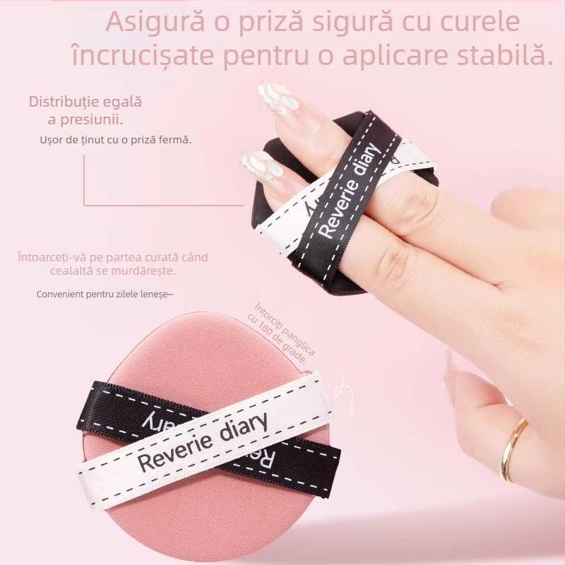 Shengwang puf pudră cu dublă utilizare (uscat/ud) din burete natural – formă picătură și formă neregulată, pachet 135 bucăți