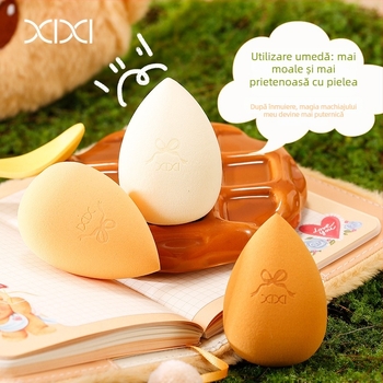 Xixi burete de machiaj în formă de ou – burete cosmetic în formă de picătură