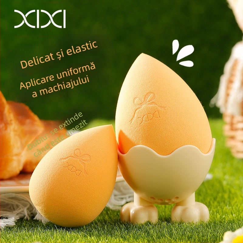 Xixi burete de machiaj în formă de ou – burete cosmetic în formă de picătură