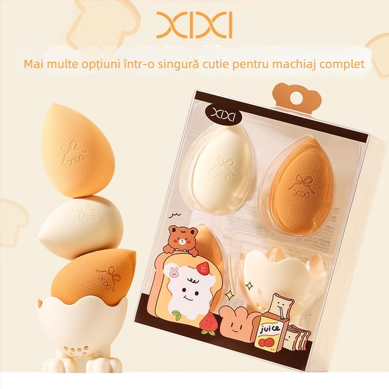 Xixi burete de machiaj în formă de ou – burete cosmetic în formă de picătură