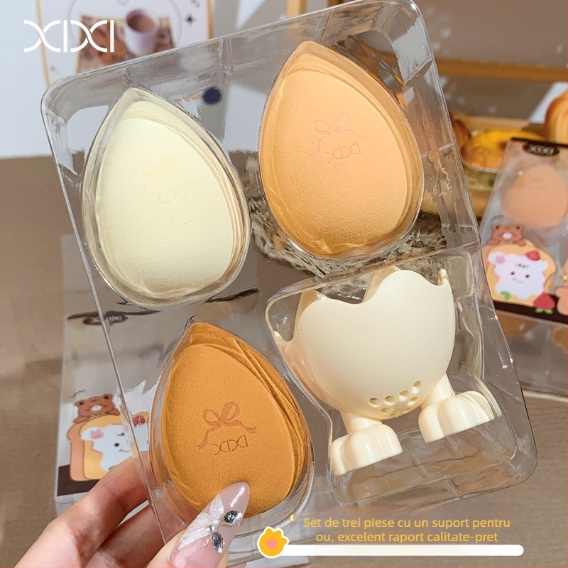 Xixi burete de machiaj în formă de ou – burete cosmetic în formă de picătură