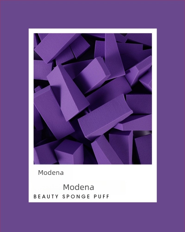 Burete triunghiular Dry Puff — hidrofili, fără latex, OEM, ambalaj 100 buc