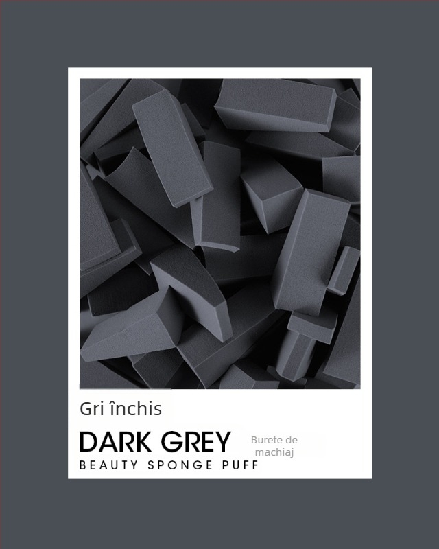 Burete triunghiular Dry Puff — hidrofili, fără latex, OEM, ambalaj 100 buc