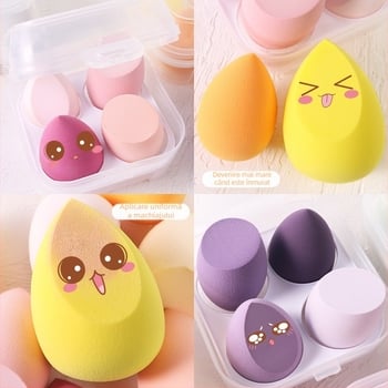 Burete de machiaj – nu absoarbe pudra, utilizare dublă umed/uscat, burete cu pernă de aer, textură ultra-moale