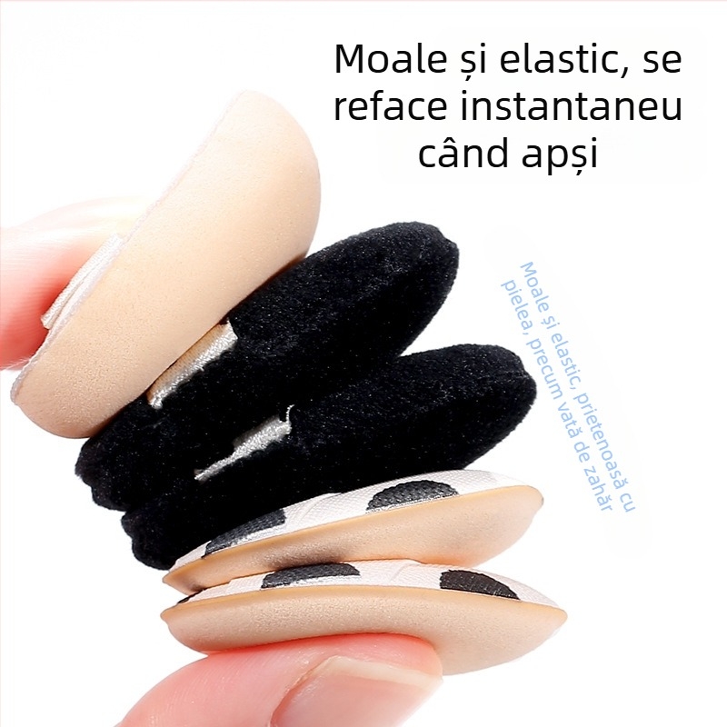 Xixi burete pudră – utilizare uscată/umedă, formă neregulată, poliuretan hidrofili, pachet de 5 bucăți