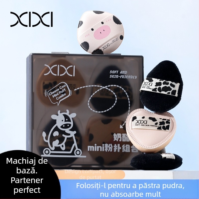 Xixi burete pudră – utilizare uscată/umedă, formă neregulată, poliuretan hidrofili, pachet de 5 bucăți