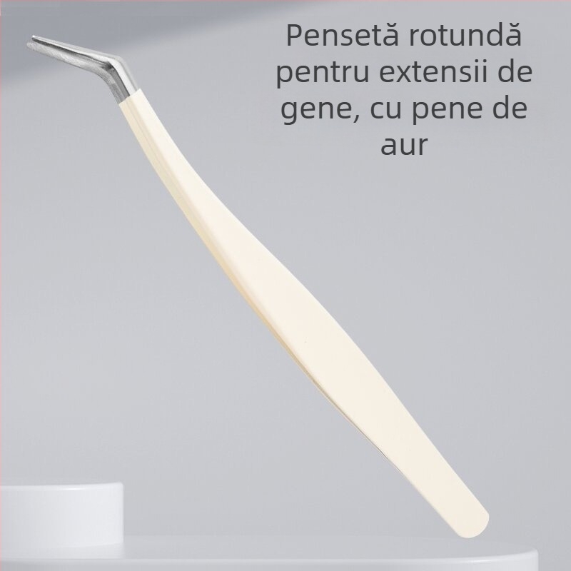Clește pentru gene false, precizie înaltă, din oțel inoxidabil, Six Six Beauty, uz general