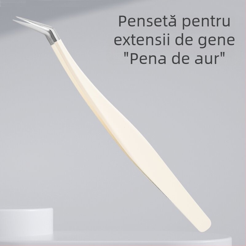 Clește pentru gene false, precizie înaltă, din oțel inoxidabil, Six Six Beauty, uz general
