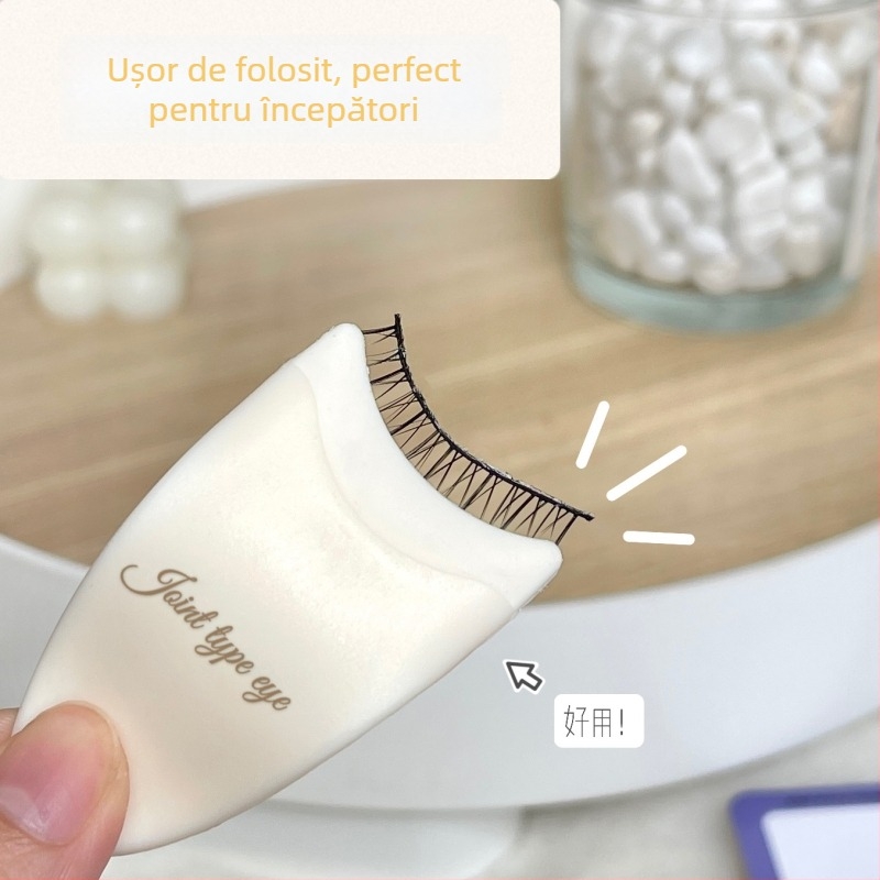 Set de instrumente pentru gene false BQI pentru începători: mini ondulator de gene, pensete și clips (ambalare 1008)