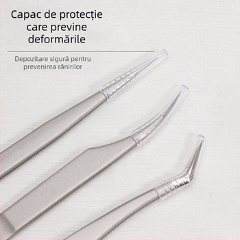 Pensete pentru extensii gene - oțel inoxidabil, Jin Tenghui, instrument pentru arcuire a genelor