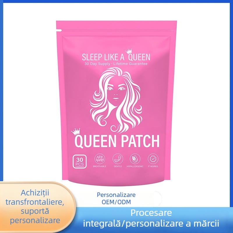 Bandă pentru gură pentru un somn confortabil – respirabilă, anti-sforăit; Material: țesătură nețesută; Origine: Guangzhou; Personalizare disponibilă