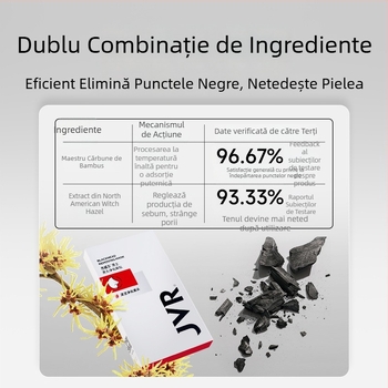 Jewell Benzi nazale purificatoare pentru puncte negre – delicat Peel-Off, curățare profundă a porilor și strângerea porilor – set de 10 bucăți, pentru toate tipurile de ten, pentru bărbați, 0.7 g/mL