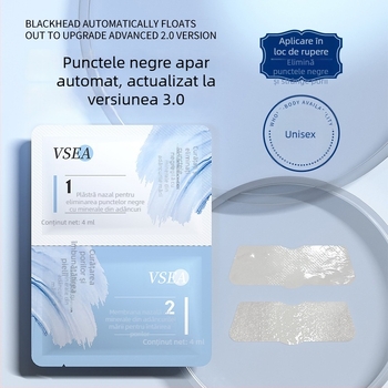 Vsea plasturi nazali cu minerale din Marea Adâncă pentru curățare profundă a porilor – elimină punctele negre, strâng porii, hidratează pielea; pentru ten normal și mixt.