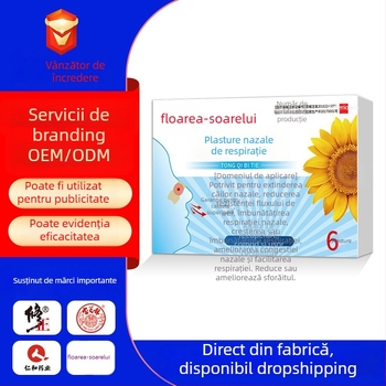 Sunflower Benzi nazale pentru ameliorarea congestiei, Reutilizabile, Material: Alt, Duritate: Medie
