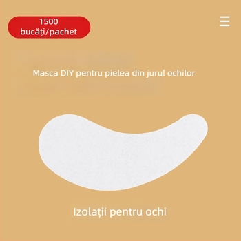 Hârtie de mască nazală triunghiulară, de unică folosință, ușoară, pentru comprese umede în zona T, pentru salon de înfrumusețare, 14 bucăți