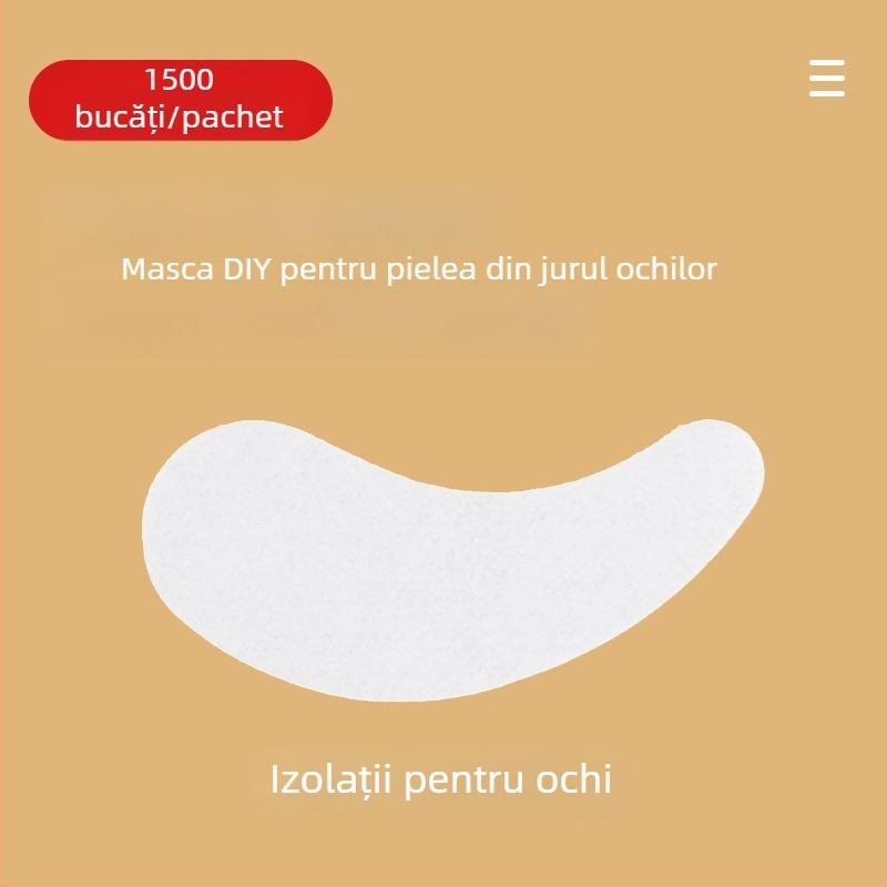 Hârtie de mască nazală triunghiulară, de unică folosință, ușoară, pentru comprese umede în zona T, pentru salon de înfrumusețare, 14 bucăți