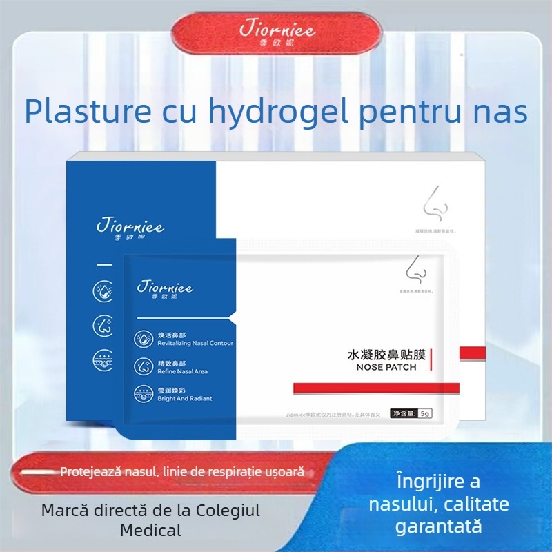 Gioni plasture nazal hidrogel, 6 buc., universal pentru bărbați, femei și toate tipurile de ten