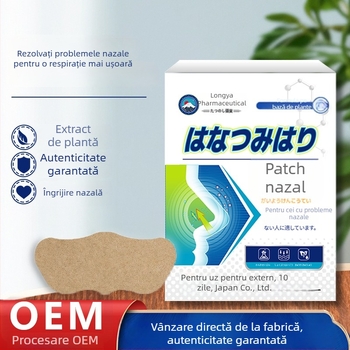 Plăstră nazală Long xixiang pentru congestie nazală și curgerea nasului, plăstră respirabilă cu aromă de plante, specificații normale