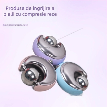 Roler de masaj din oțel inoxidabil pentru compresie rece și îngrijire a pielii, 1 viteză, utilizare acasă