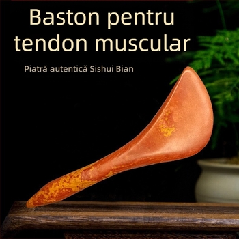 Bețișor de masaj cu piatră Surabaya Stone, instrument portabil pentru masaj facial și îngrijire a sănătății