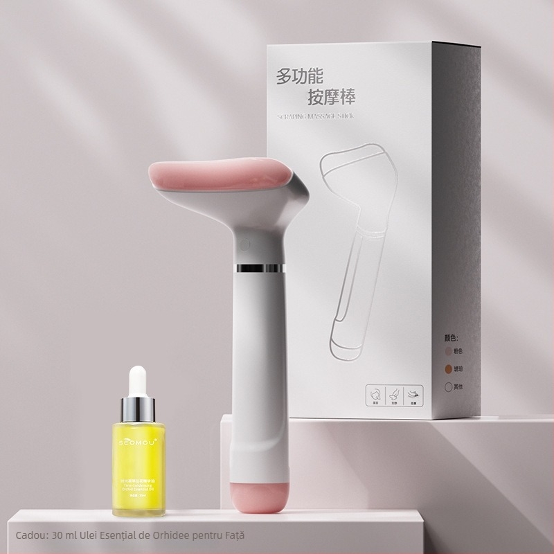 Edripin Bețișor de Masaj cu Acupuncție – Manual pentru Față, Ochi, Gât și Mână – Instrument de Masaj pentru Sănătate, 158 g