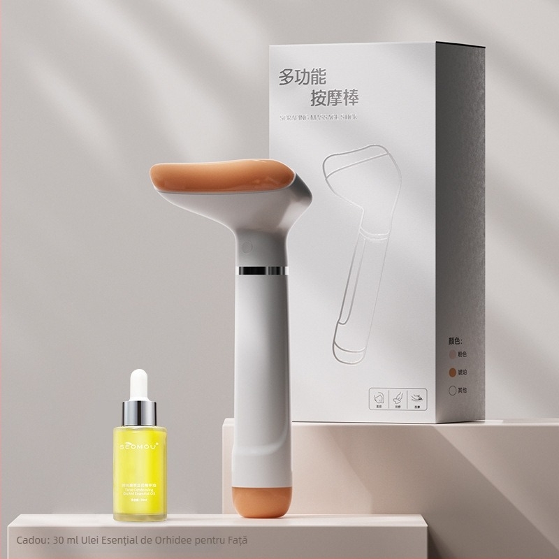 Edripin Bețișor de Masaj cu Acupuncție – Manual pentru Față, Ochi, Gât și Mână – Instrument de Masaj pentru Sănătate, 158 g