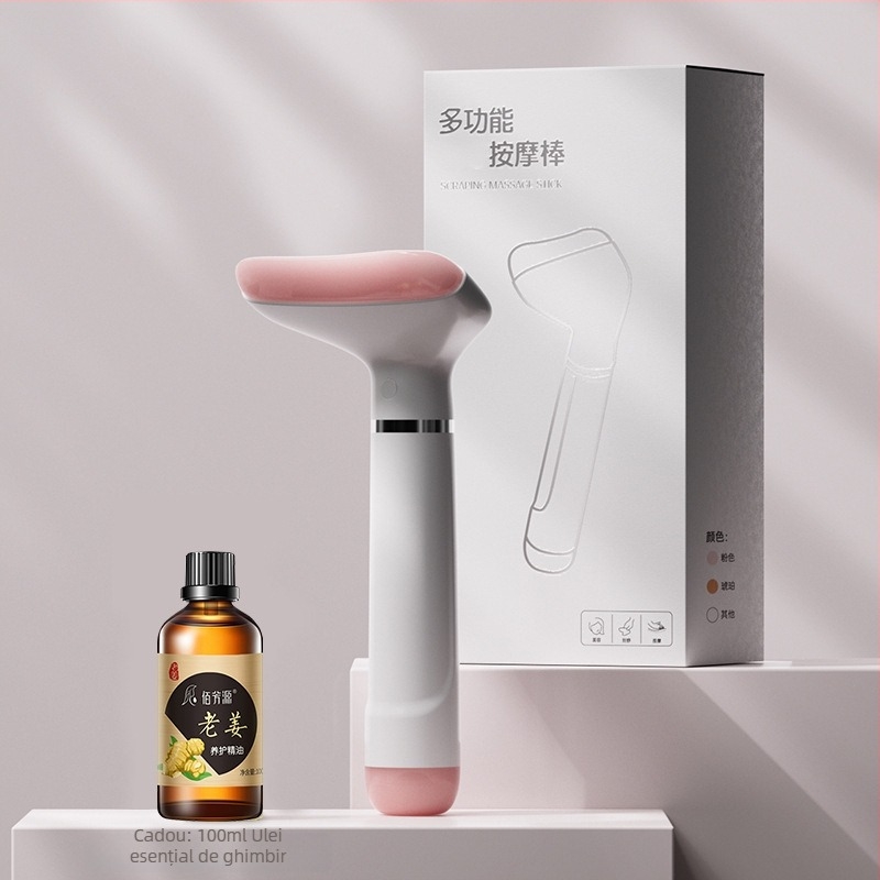 Edripin Bețișor de Masaj cu Acupuncție – Manual pentru Față, Ochi, Gât și Mână – Instrument de Masaj pentru Sănătate, 158 g