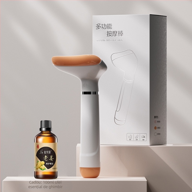 Edripin Bețișor de Masaj cu Acupuncție – Manual pentru Față, Ochi, Gât și Mână – Instrument de Masaj pentru Sănătate, 158 g