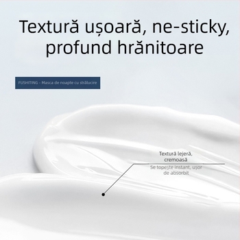 Fuchiting Stay Up Late Light Mask – mască de față crem-gel pentru hidratare, calmare, catifelare și iluminare, pentru ten general